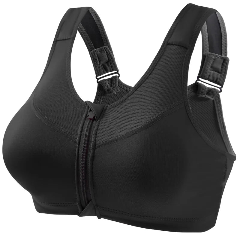 Yoga Fitness Sports Bra, Deep U Shaped Chest, Back Support Sports Shock Absorbing Bra, Breathable and Quick Drying Women's Bra