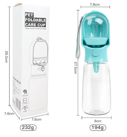 Pet Supplies Dog Drinking Water Bottle Grain Storage Tank Portable Portable Cup