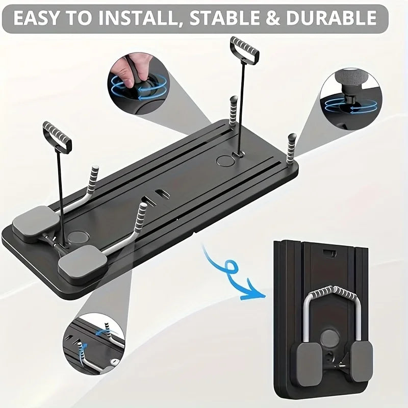 Abdominal Exercise Board Fitness Board Leg & Arm Toner Multifunctional Pilates Reformer Set Fitness Equipment for Home