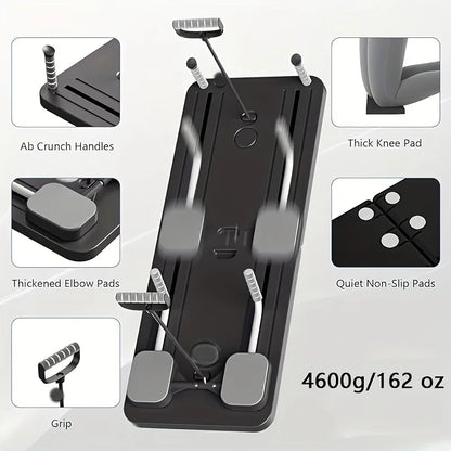 Abdominal Exercise Board Fitness Board Leg & Arm Toner Multifunctional Pilates Reformer Set Fitness Equipment for Home