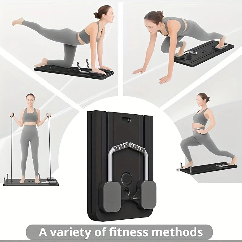 Abdominal Exercise Board Fitness Board Leg & Arm Toner Multifunctional Pilates Reformer Set Fitness Equipment for Home