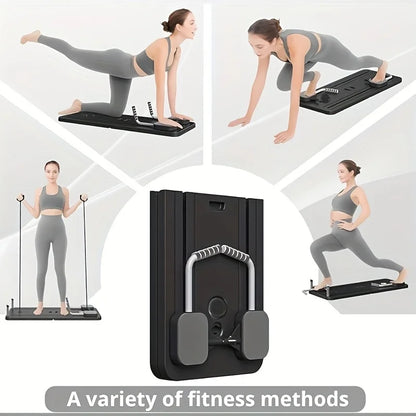 Abdominal Exercise Board Fitness Board Leg & Arm Toner Multifunctional Pilates Reformer Set Fitness Equipment for Home