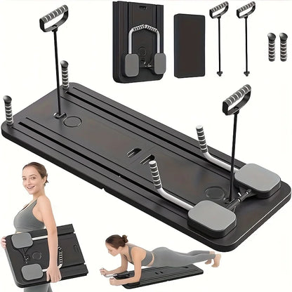 Abdominal Exercise Board Fitness Board Leg & Arm Toner Multifunctional Pilates Reformer Set Fitness Equipment for Home