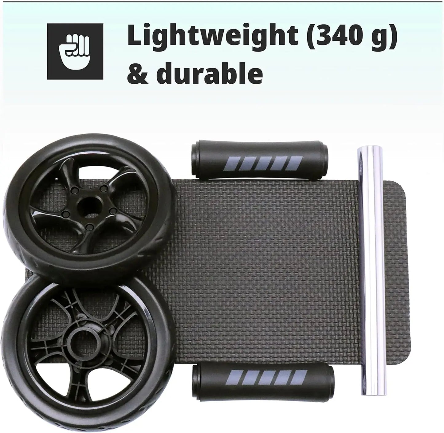 Ab Roller for Abdominal Exercise Machine, Abs Workout Equipment, Core Strengthening Trainer Fitness Belly Training, Entrainement