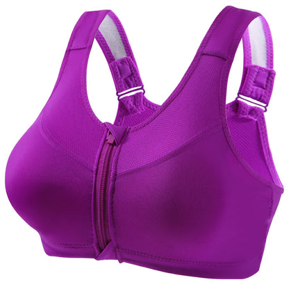 Yoga Fitness Sports Bra, Deep U Shaped Chest, Back Support Sports Shock Absorbing Bra, Breathable and Quick Drying Women's Bra