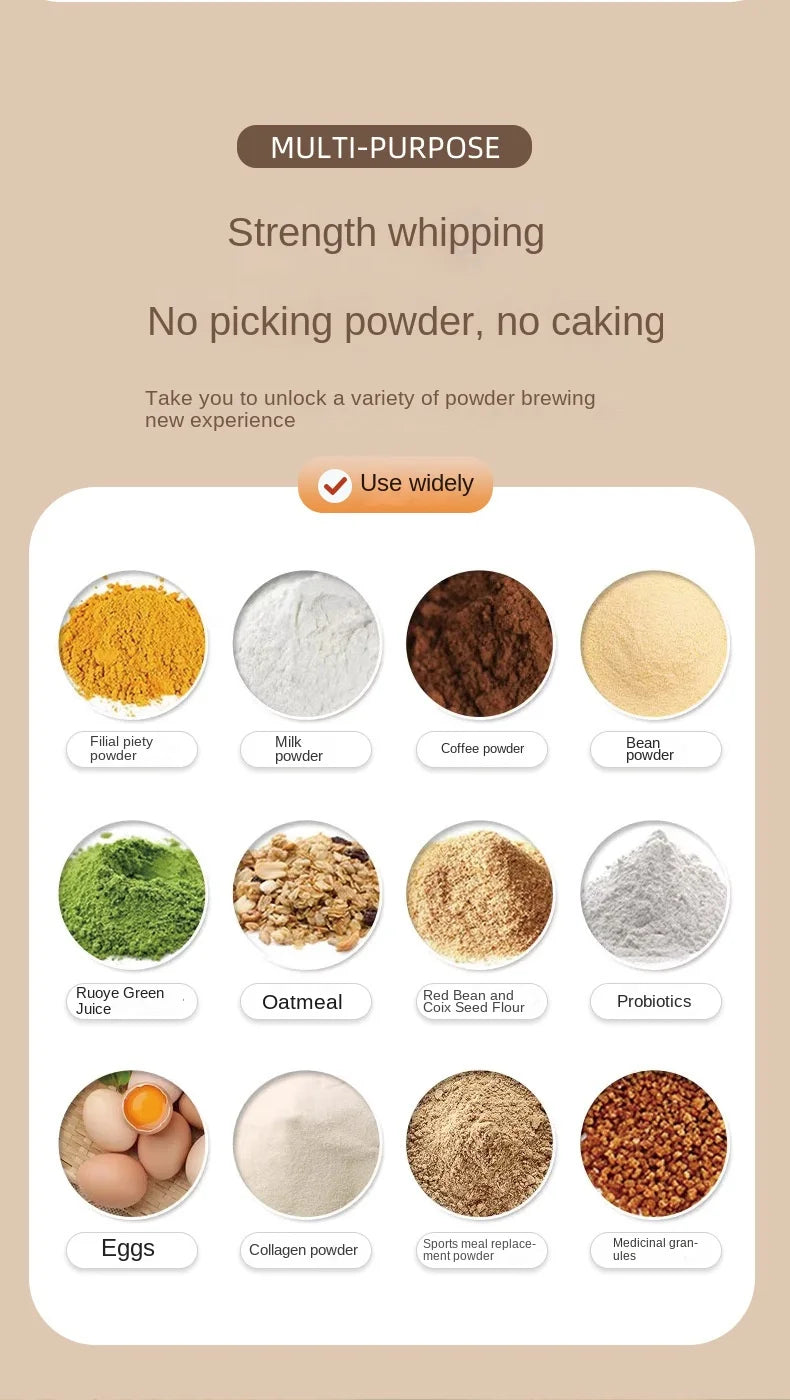 Electric Blender Cup Portable Blender Cup Milk Powder Protein Powder Blender Automatic Shaker Cup Home Travel Outdoor Sports Gym