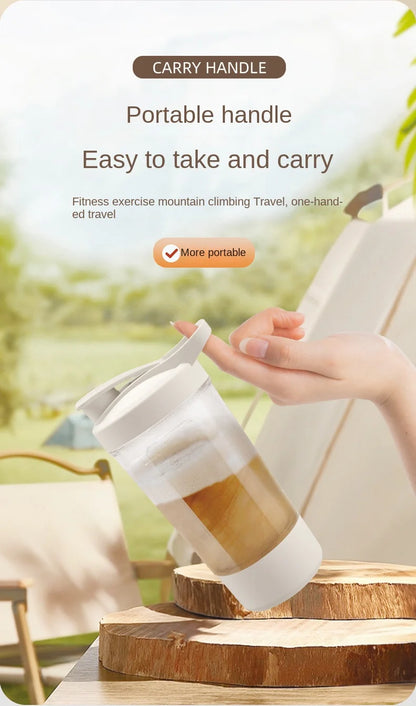 Electric Blender Cup Portable Blender Cup Milk Powder Protein Powder Blender Automatic Shaker Cup Home Travel Outdoor Sports Gym