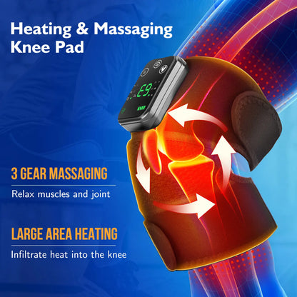 Electric Heating Shoulder Massager Vibration Massage Shoulder Brace Support Belt Elbow Neck Knee Massager Warm Heating Pad