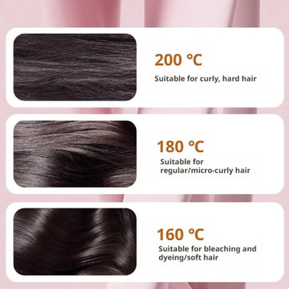 Portable anion Hair Straightening Comb Wireless Charging Hairdressing Tool No Damage Hair Styling Comb Hair Styling Tool