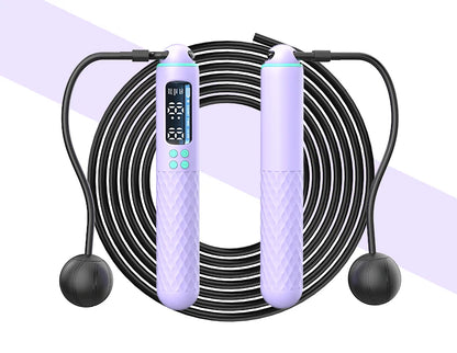 New Rechargeable USB Electronic Technology Jump Rope Wire Rope Adjustable Jump Rope Trainer Digital Wireless Calorie Counter