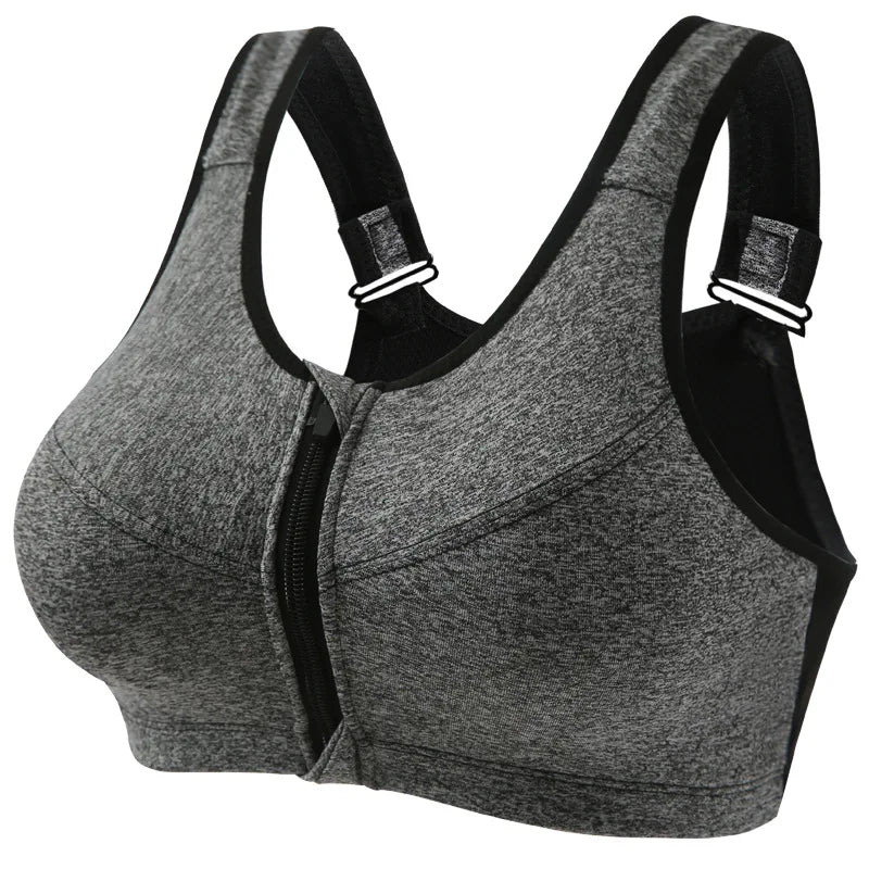 Yoga Fitness Sports Bra, Deep U Shaped Chest, Back Support Sports Shock Absorbing Bra, Breathable and Quick Drying Women's Bra