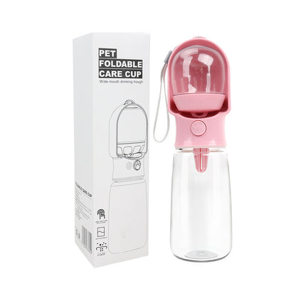 Pet Supplies Dog Drinking Water Bottle Grain Storage Tank Portable Portable Cup