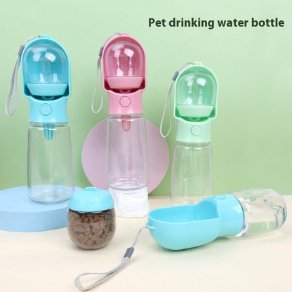 Pet Supplies Dog Drinking Water Bottle Grain Storage Tank Portable Portable Cup